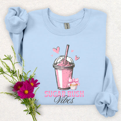 Sugar Rush Vibes Crewneck Sweatshirt