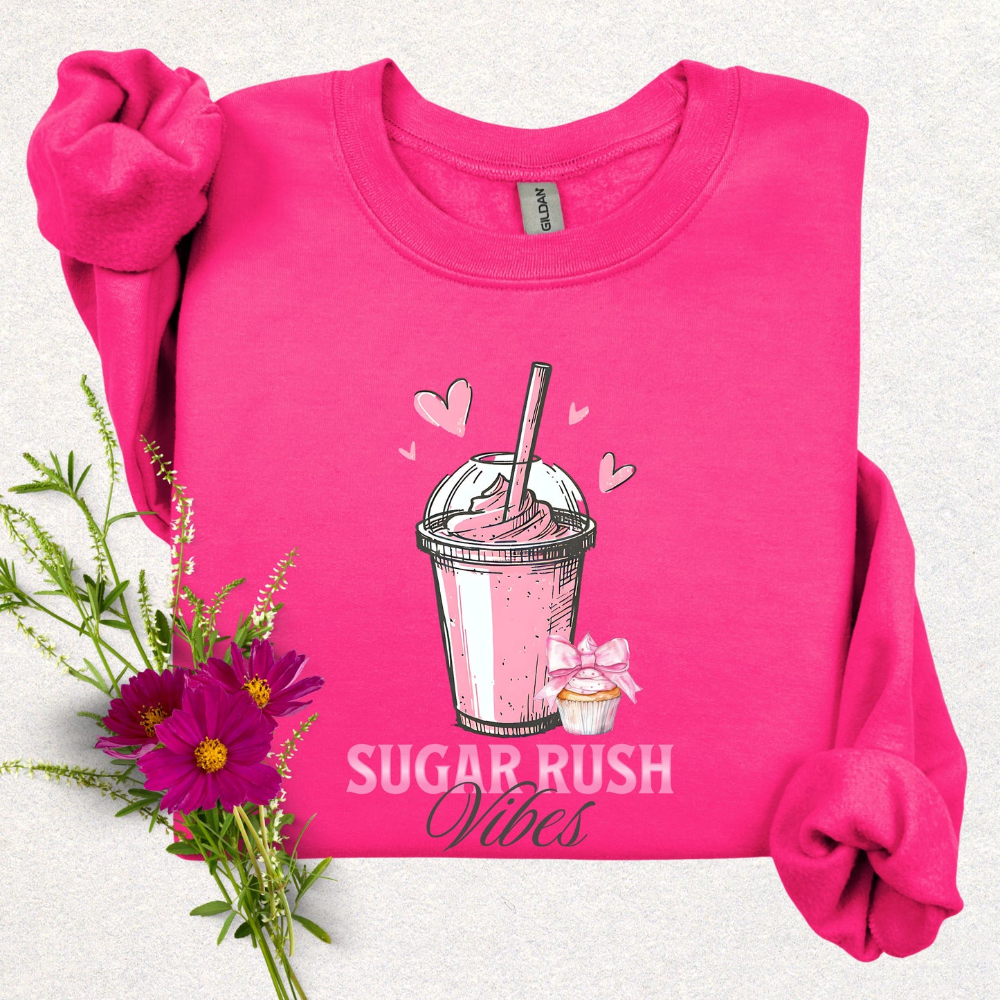 Sugar Rush Vibes Crewneck Sweatshirt