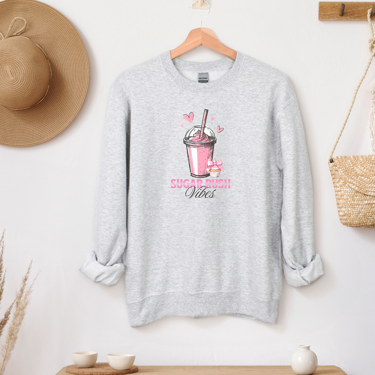 Sugar Rush Vibes Crewneck Sweatshirt