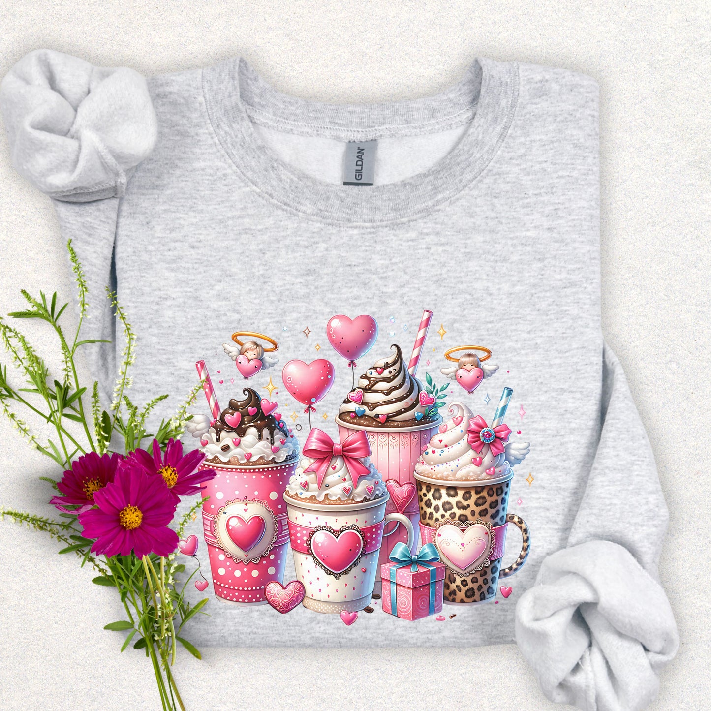 Sweet Heart Treats Crewneck Sweatshirt