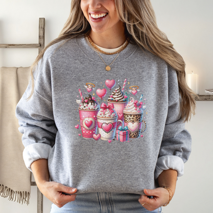 Sweet Heart Treats Crewneck Sweatshirt