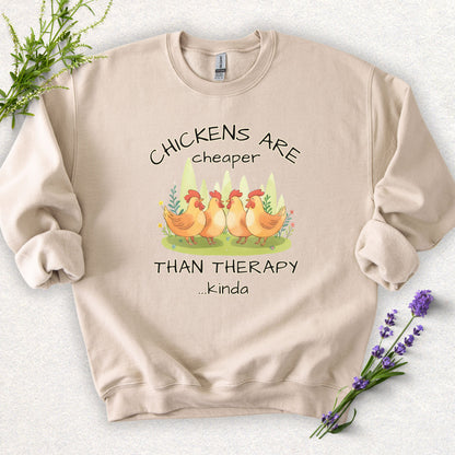 Chicken Therapy Crewneck Sweatshirt