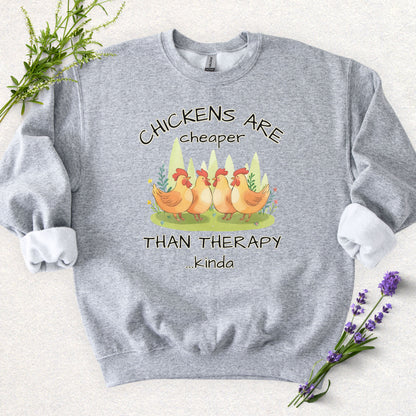 Chicken Therapy Crewneck Sweatshirt