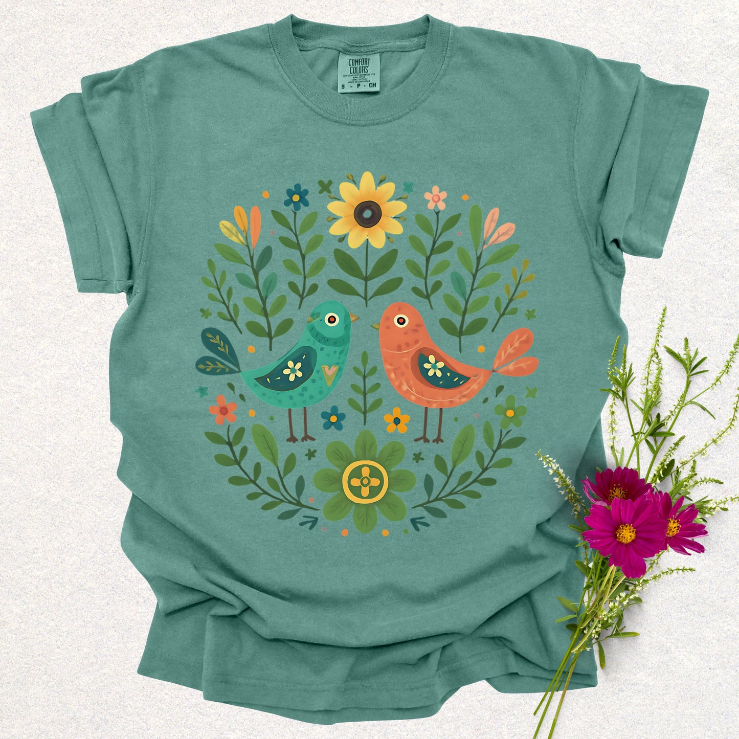 Nature's Harmony Floral Tee