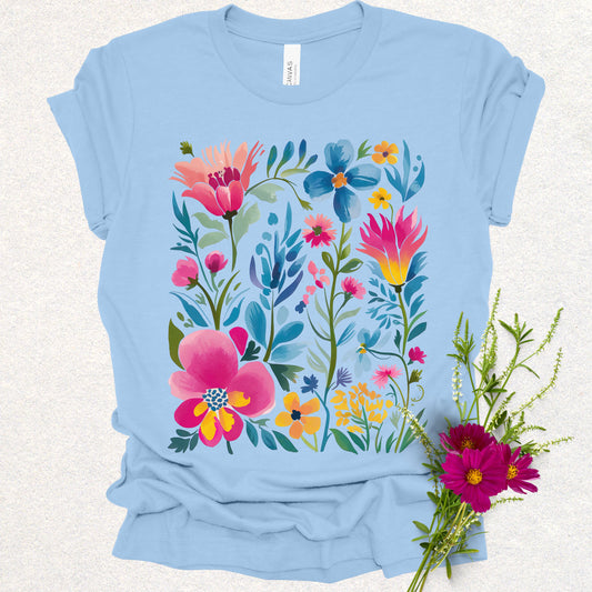 Wildflowers Boho Style Tee