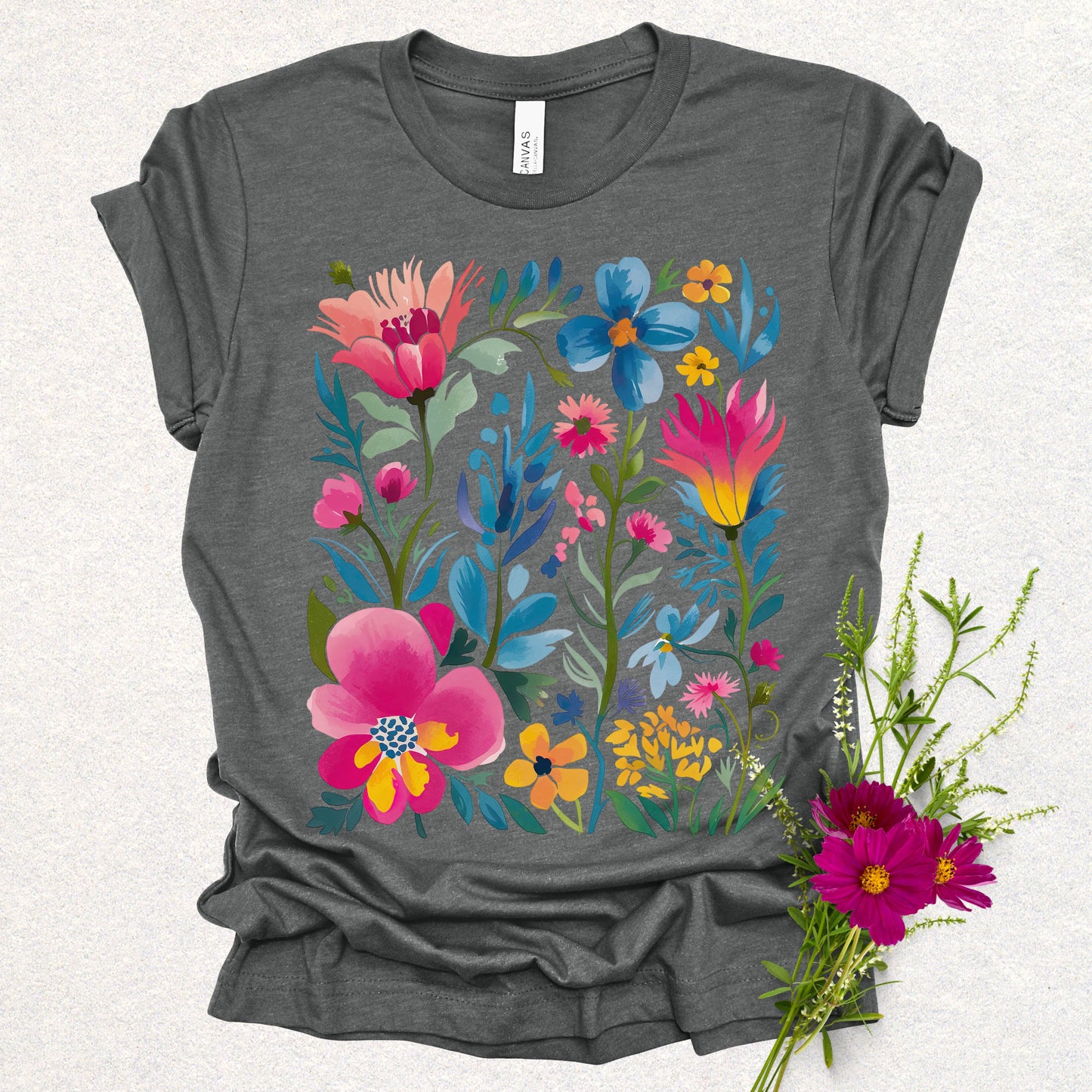 Wildflowers Boho Style Tee