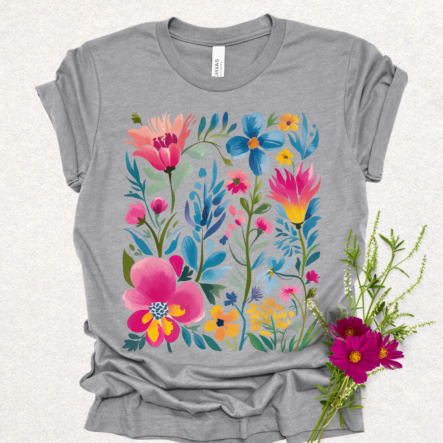Wildflowers Boho Style Tee
