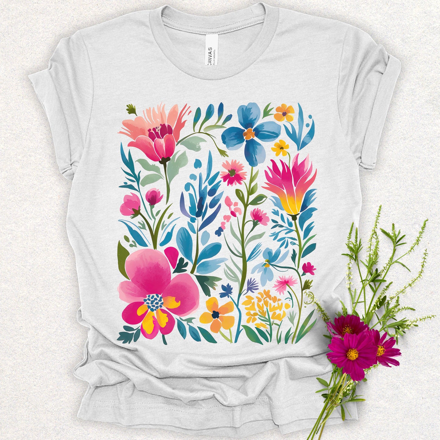 Wildflowers Boho Style Tee