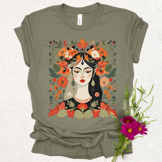 Crowned by Autumn Botanical Tee