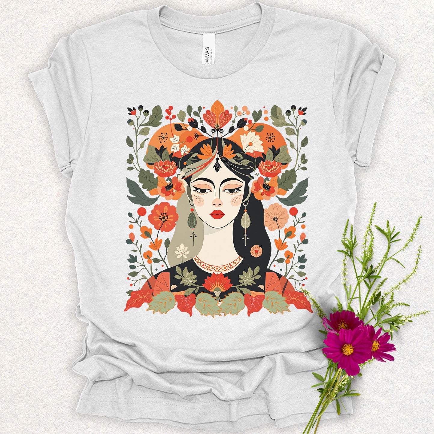 Crowned by Autumn Botanical Tee