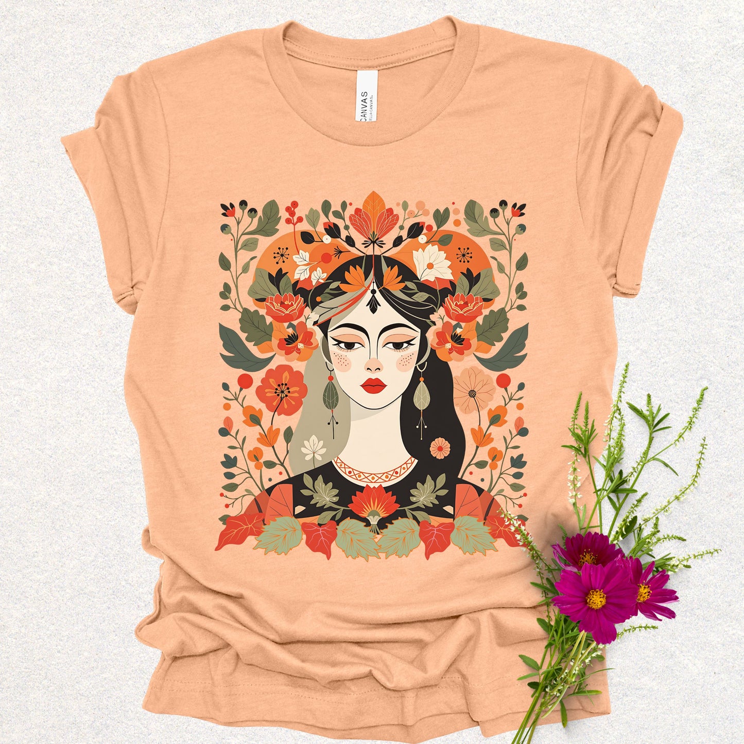 Crowned by Autumn Botanical Tee