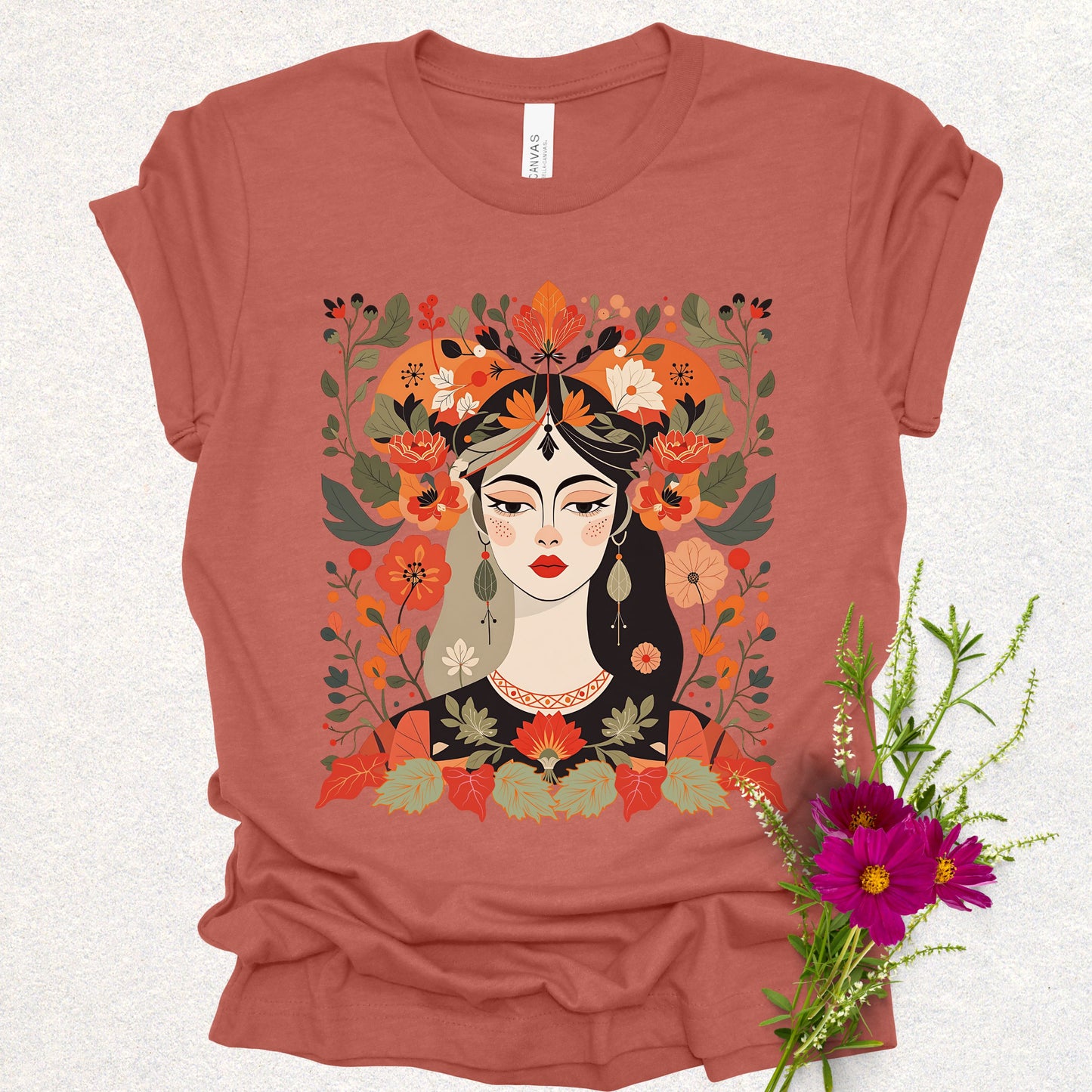 Crowned by Autumn Botanical Tee