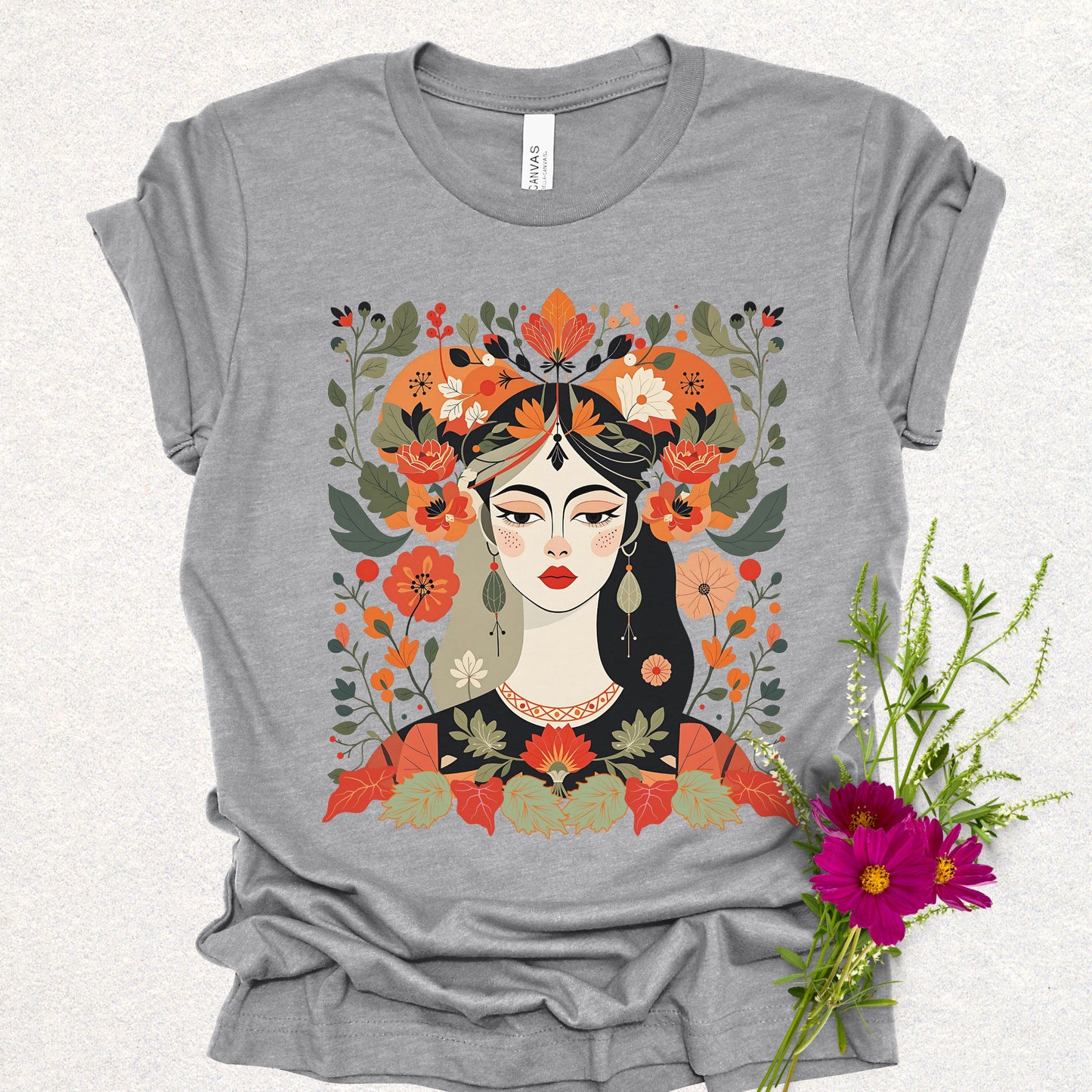 Crowned by Autumn Botanical Tee