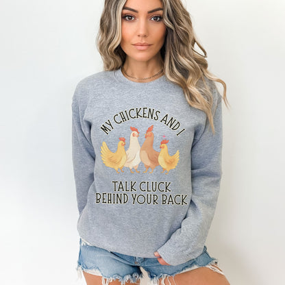 Talking Cluck Crewneck Sweatshirt
