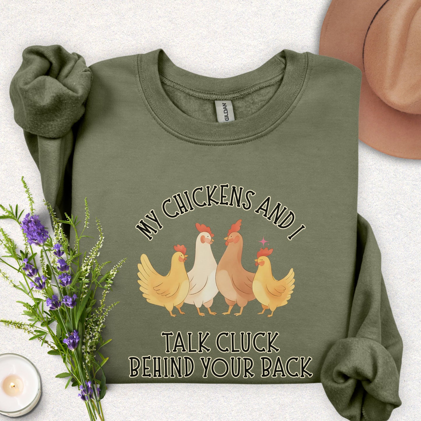 Talking Cluck Crewneck Sweatshirt