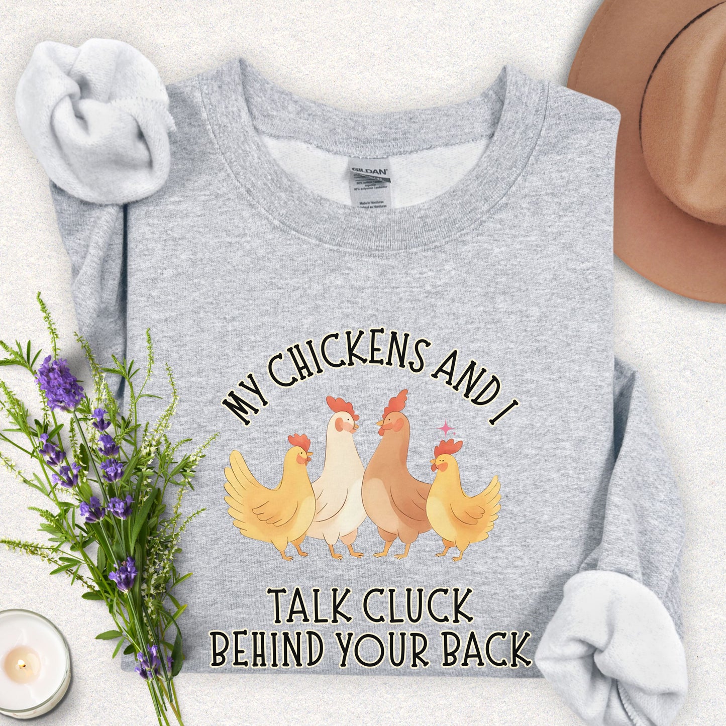 Talking Cluck Crewneck Sweatshirt