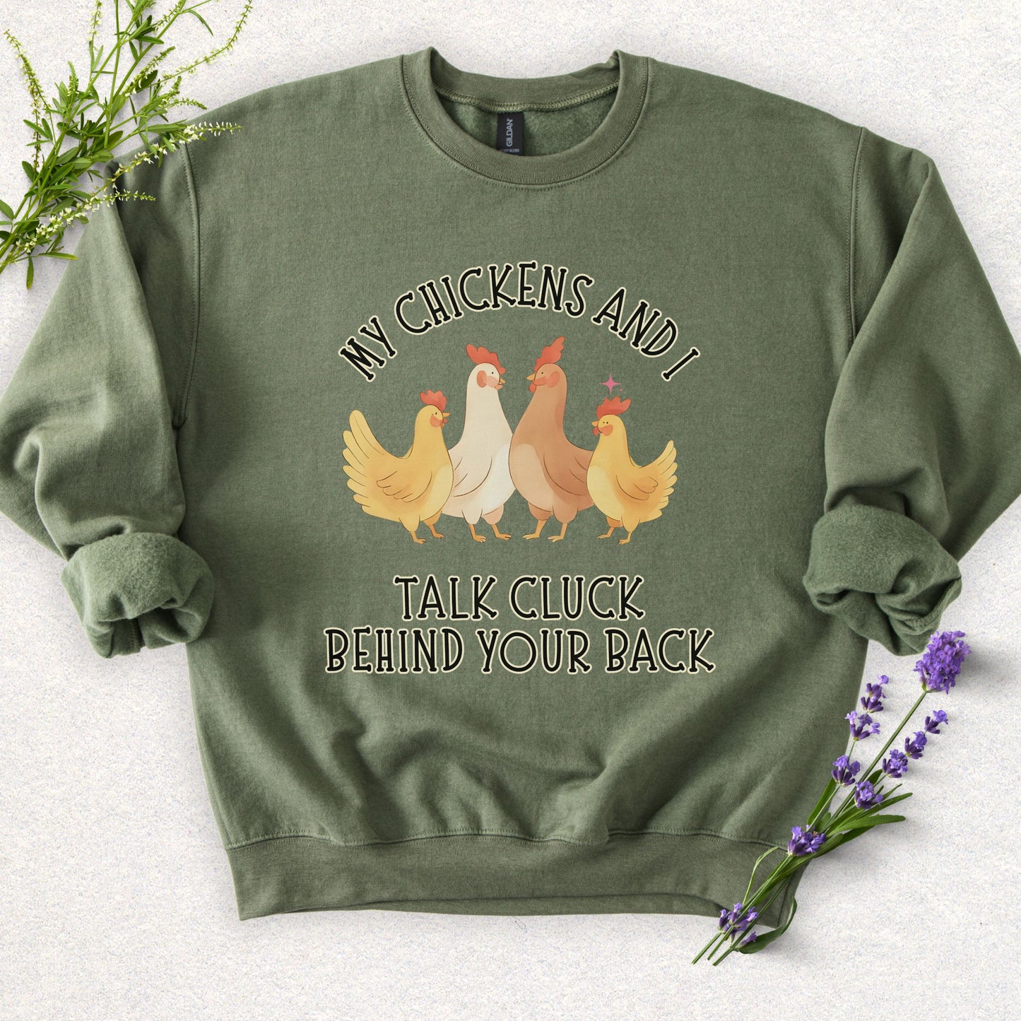 Talking Cluck Crewneck Sweatshirt