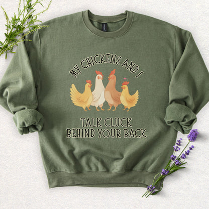 Talking Cluck Crewneck Sweatshirt