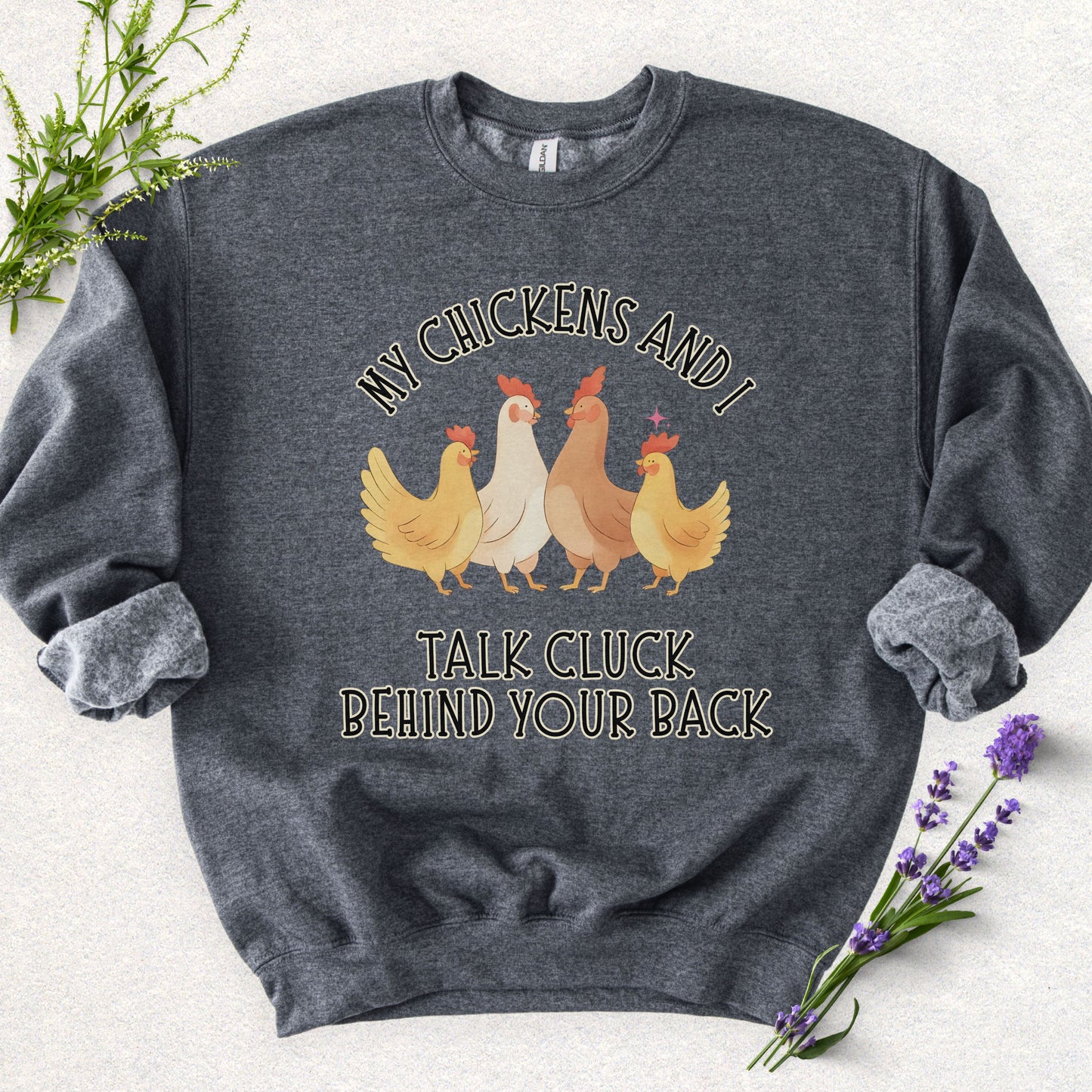 Talking Cluck Crewneck Sweatshirt