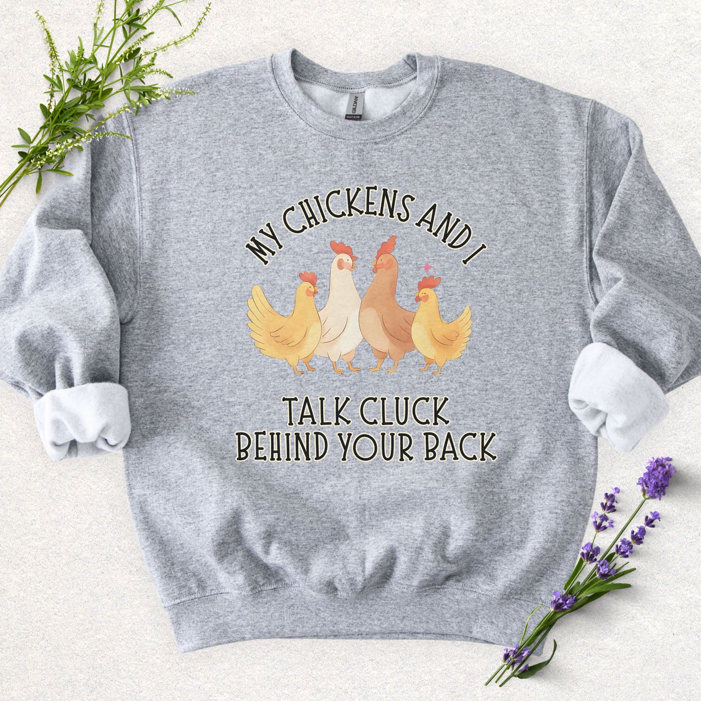 Talking Cluck Crewneck Sweatshirt