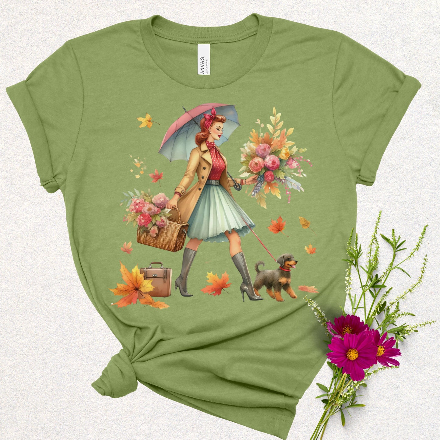 Autumn Walk Floral Tee