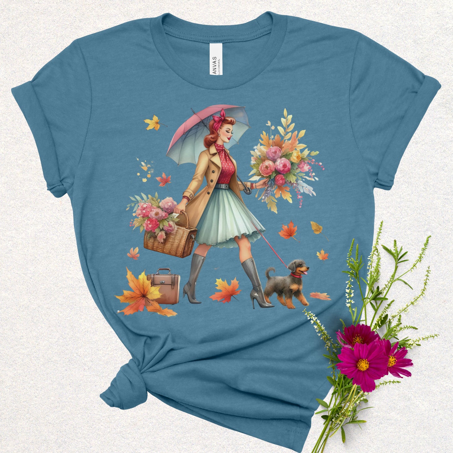 Autumn Walk Floral Tee