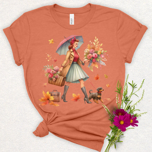 Autumn Walk Floral Tee