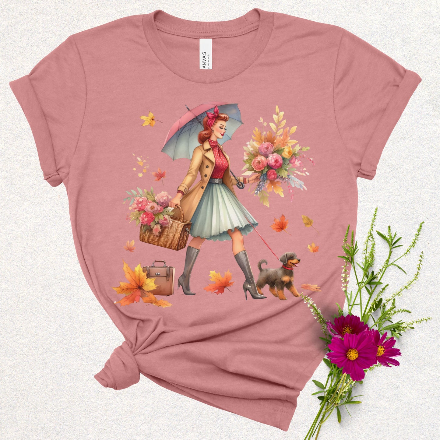 Autumn Walk Floral Tee