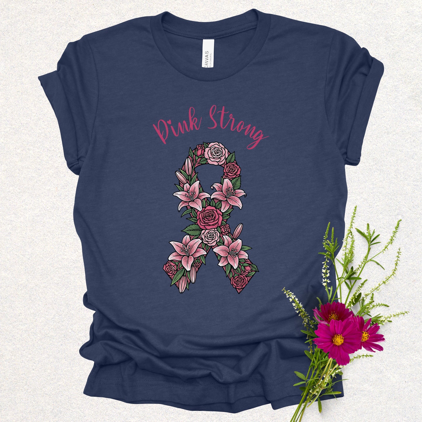 Pink Strong - Breast Cancer Awareness Tee