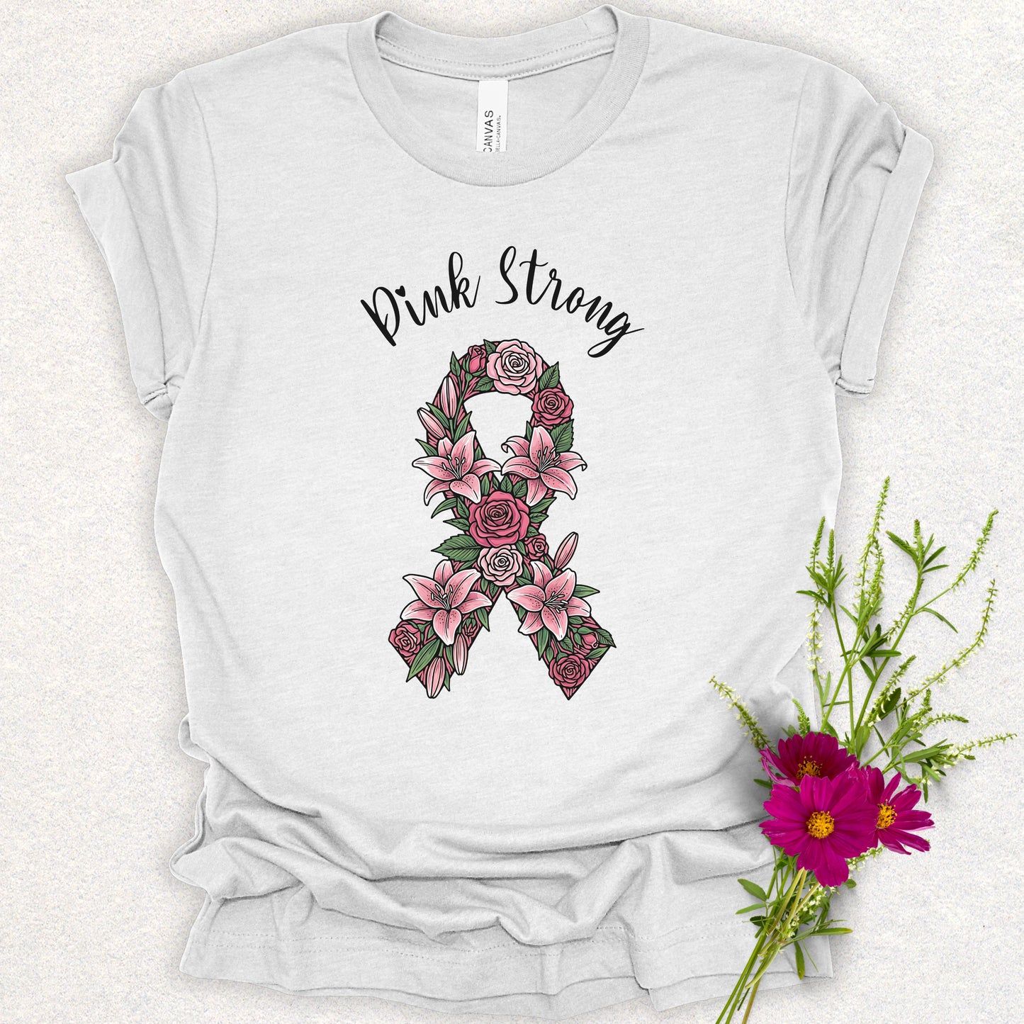 Pink Strong - Breast Cancer Awareness Tee