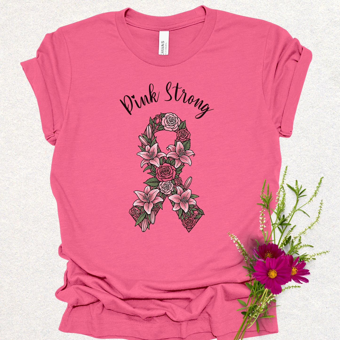Pink Strong - Breast Cancer Awareness Tee