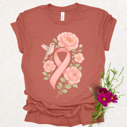 Hope in Bloom - Breast Cancer Awareness Tee