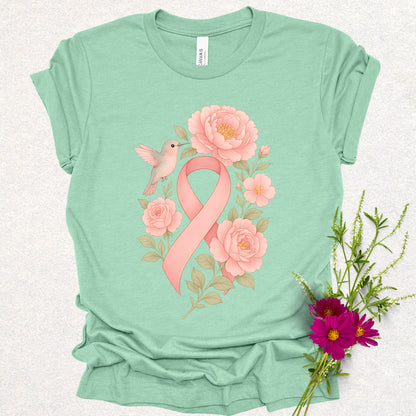 Hope in Bloom - Breast Cancer Awareness Tee
