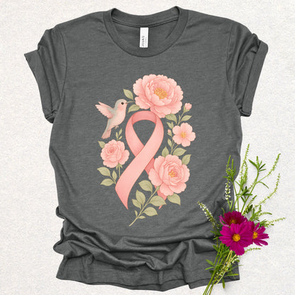 Hope in Bloom - Breast Cancer Awareness Tee