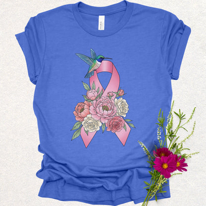 Hummingbird of Hope - Breast Cancer Awareness Tee