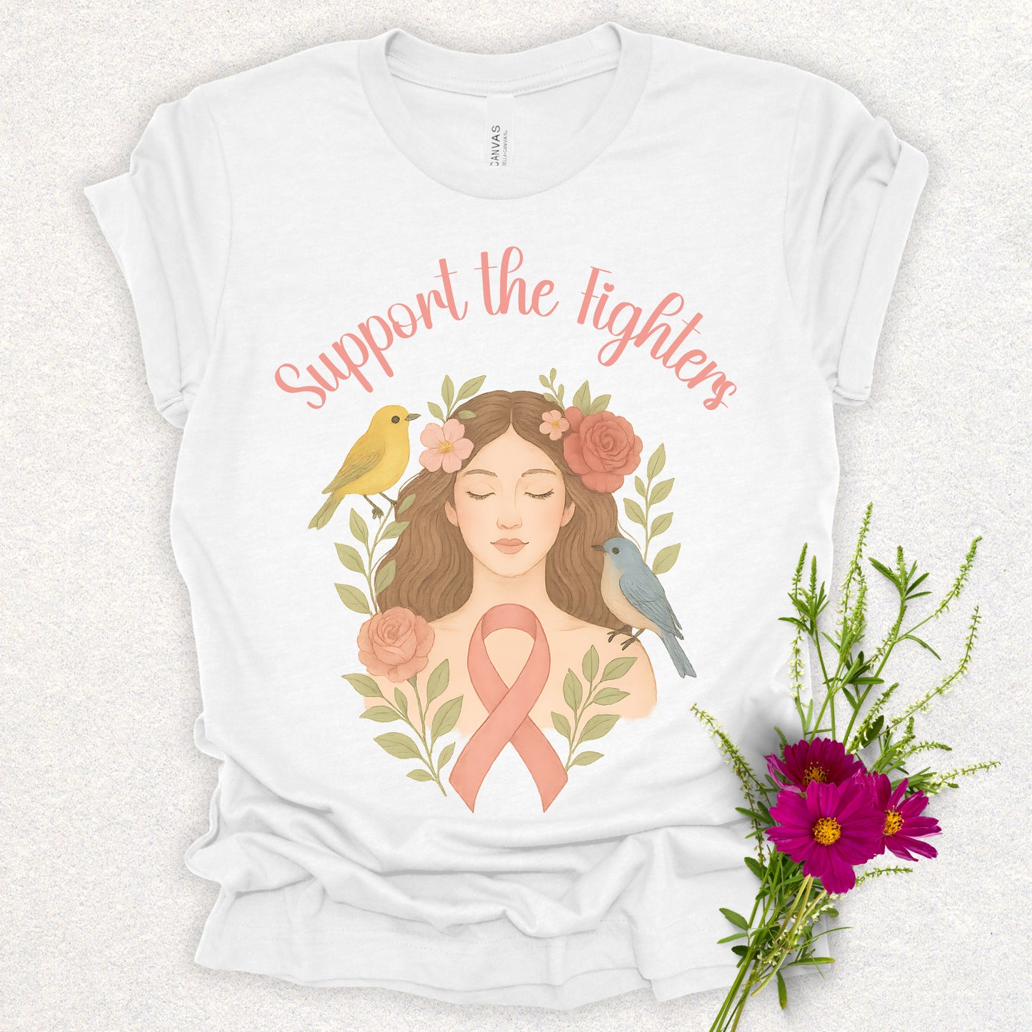 Support the Fighters - Breast Cancer Awareness Tee