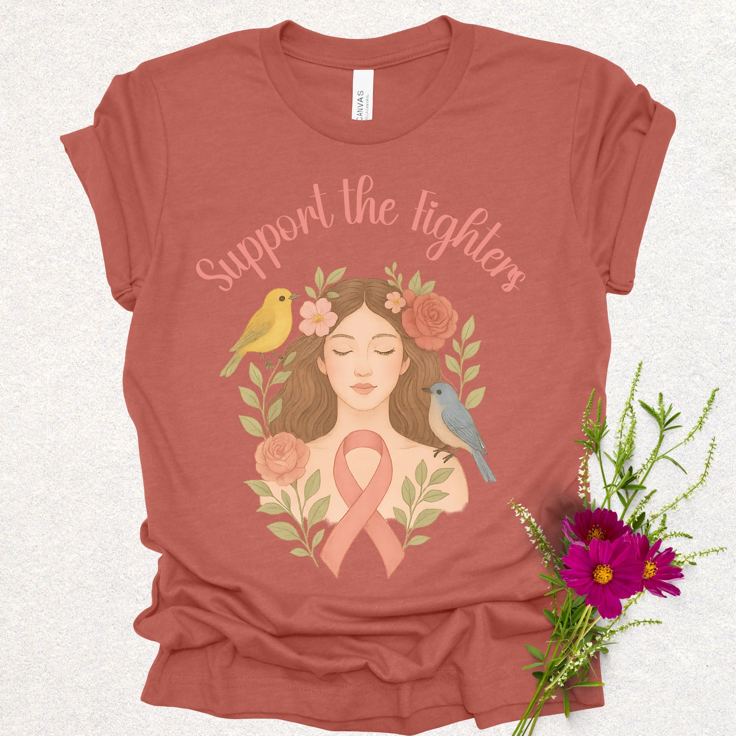 Support the Fighters - Breast Cancer Awareness Tee