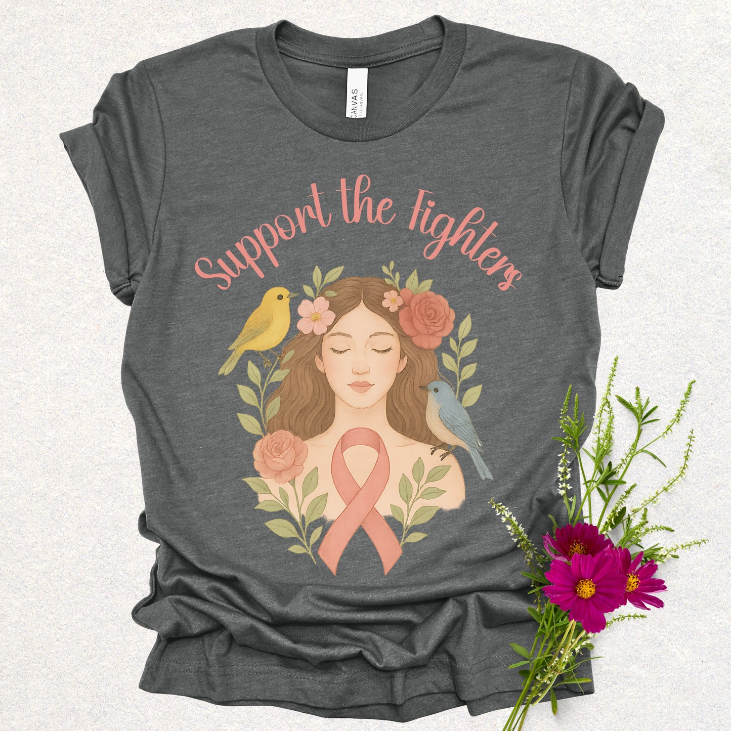 Support the Fighters - Breast Cancer Awareness Tee
