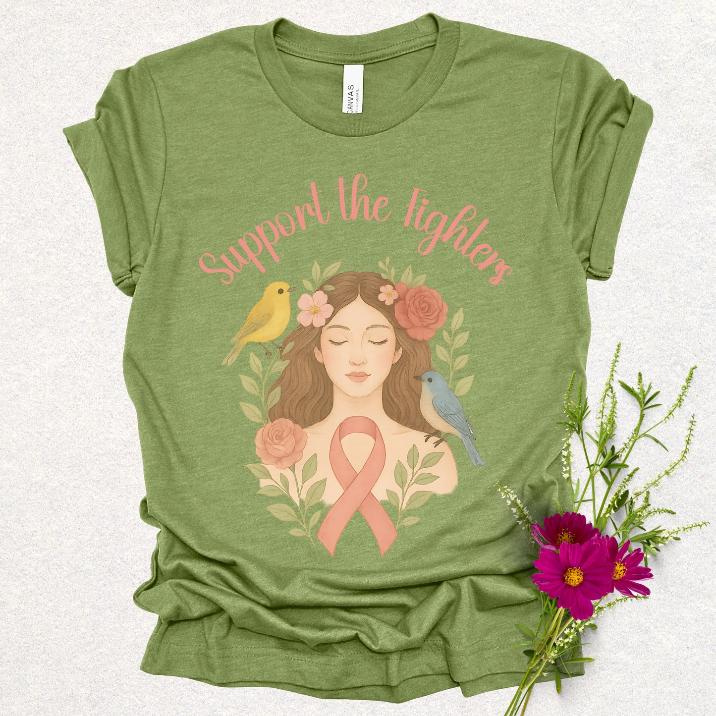 Support the Fighters - Breast Cancer Awareness Tee