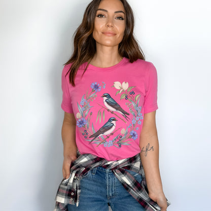 Songbird Series - Tree Swallows Tee