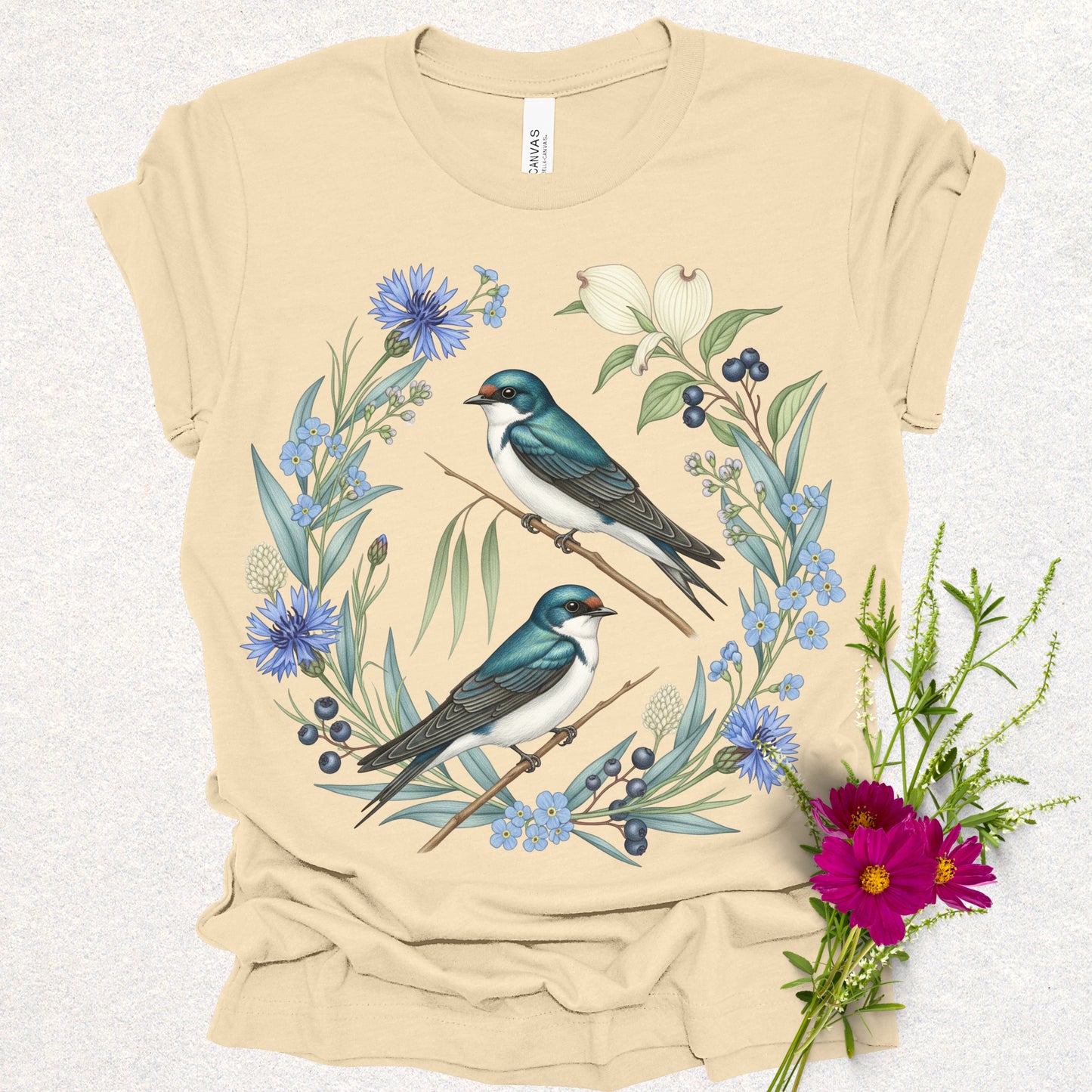 Songbird Series - Tree Swallows Tee