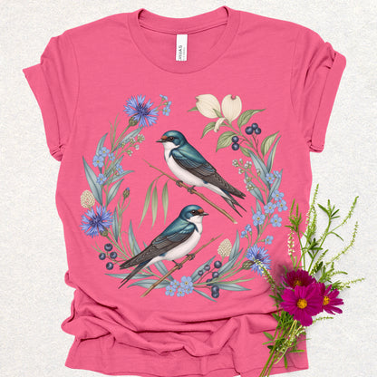 Songbird Series - Tree Swallows Tee