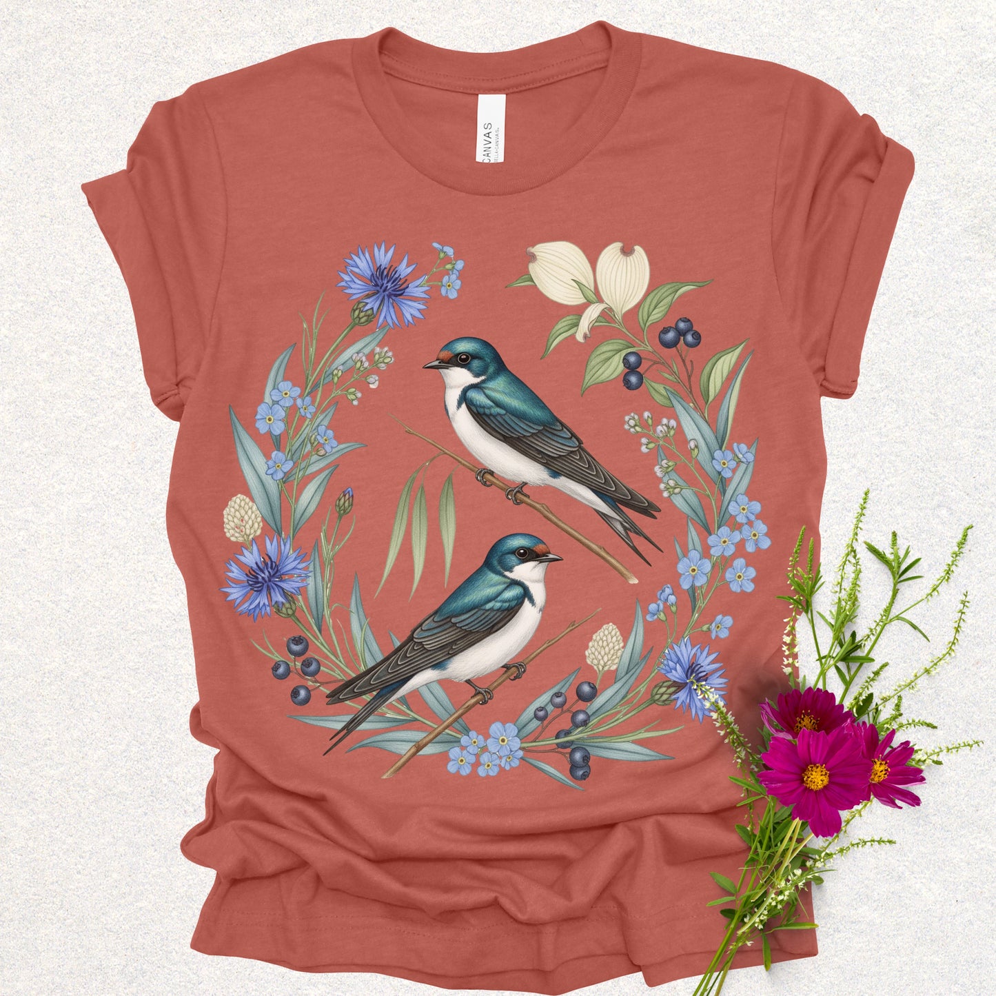 Songbird Series - Tree Swallows Tee
