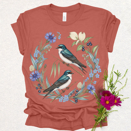 Songbird Series - Tree Swallows Tee