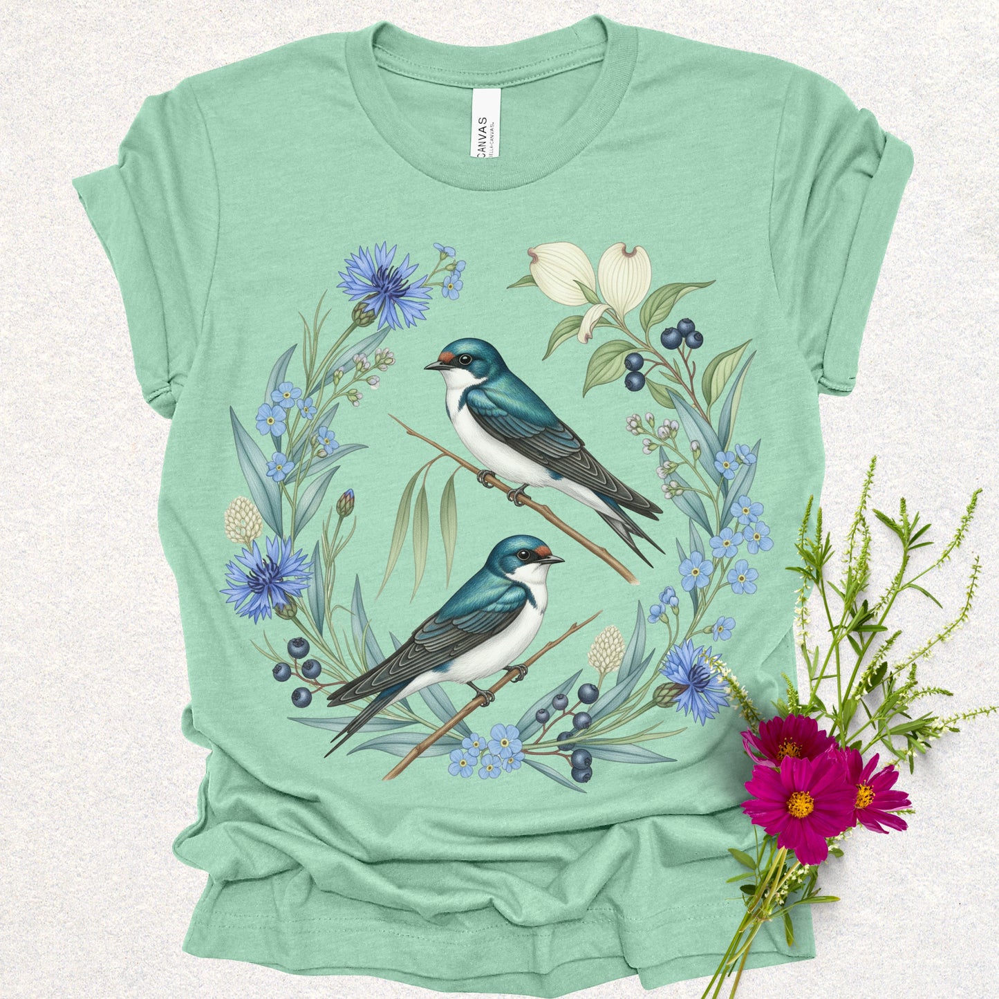 Songbird Series - Tree Swallows Tee