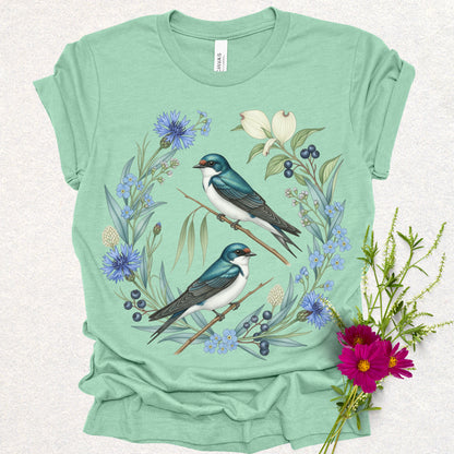 Songbird Series - Tree Swallows Tee