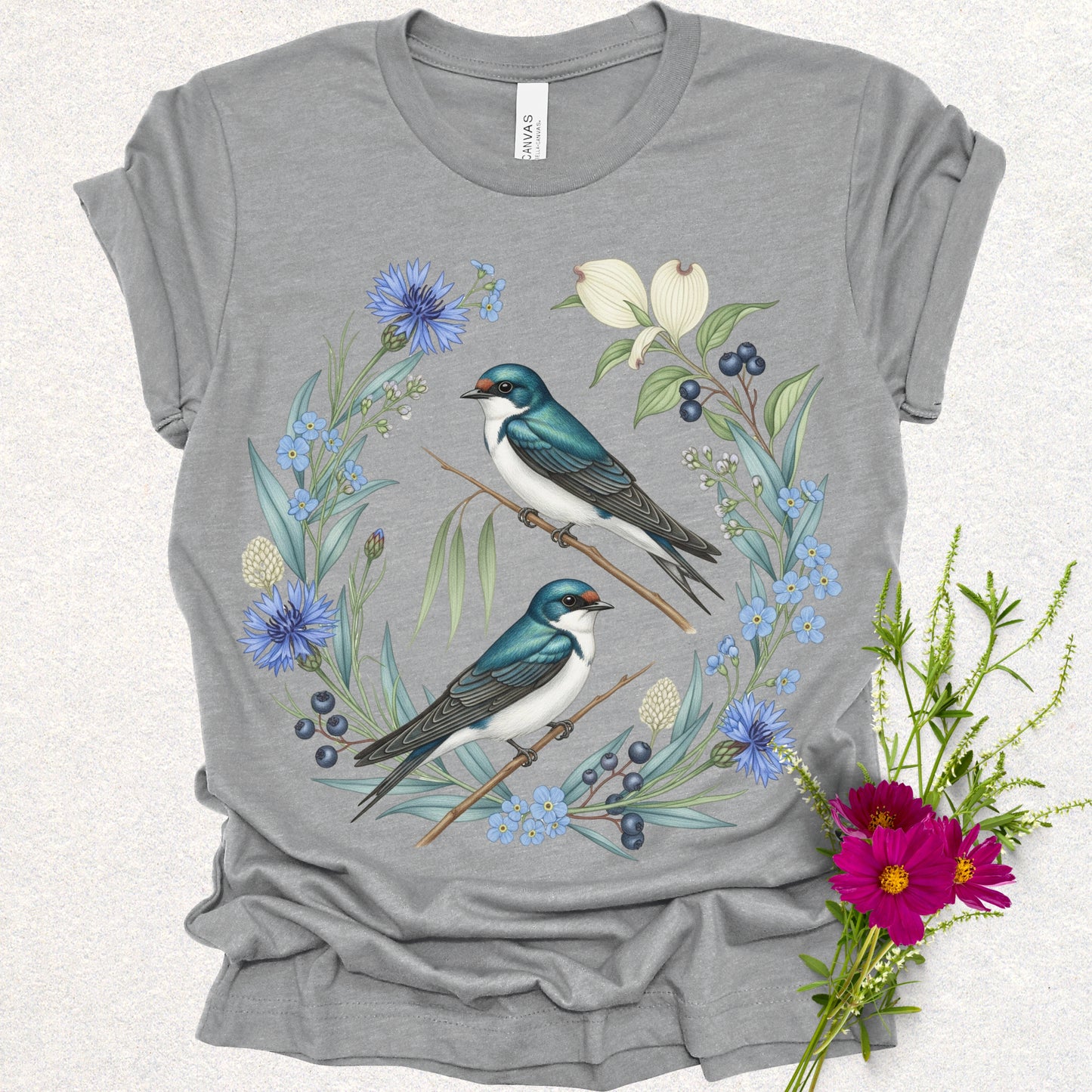 Songbird Series - Tree Swallows Tee
