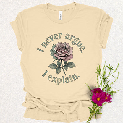 I Explain Tee (Inspired by Dowager Countess Crawley's Wit)