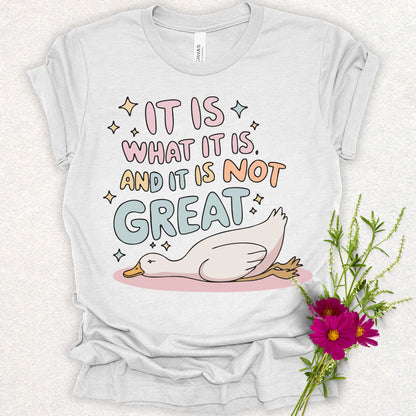 It Is What It Is Humor Tee