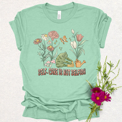 Self-Care Floral Tee